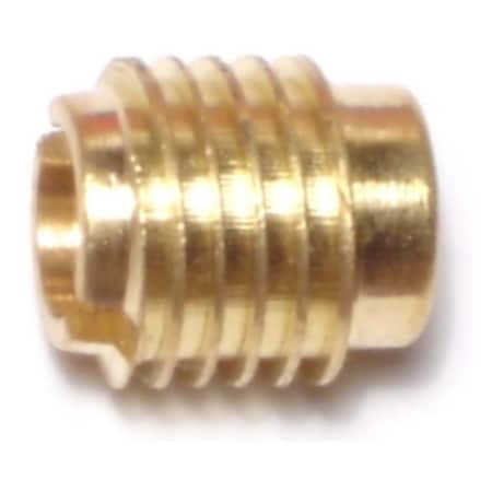 Midwest Fastener Knife Thread Insert, 5/16"-18 Int Thrd Sz, 3/4 in L, Brass, 12 PK 66366